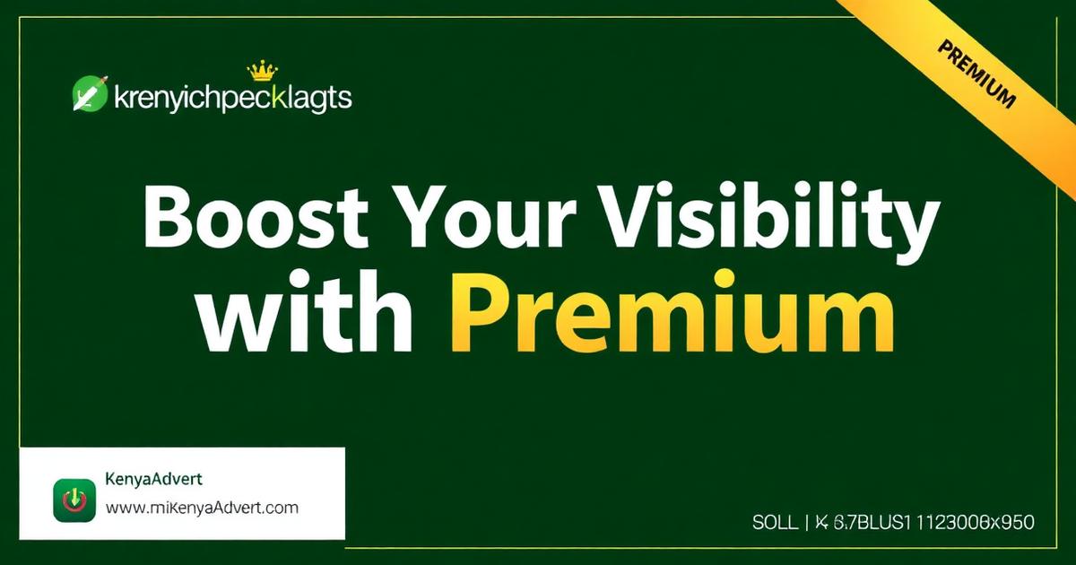 KenyaAdvert Subscriptions — Featured Ads & Promotions